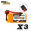 3PCS CNHL MiniStar 850mAh 11.1V 3S 70C Lipo Battery With XT30 Plug for RC FPV Racing Drone Quadcopter ► Photo 1/3