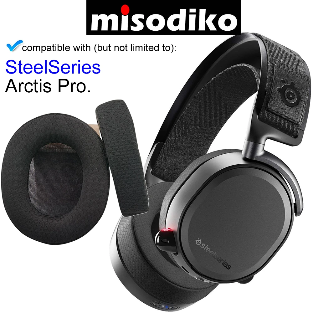 misodiko Replacement Ear Pads Cushions Kit for SteelSeries Arctis Pro