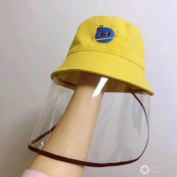 

2020 new children's protective hat Anti saliva droplets hat Shelter from wind and sand Spring and summer fisherman hat