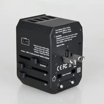 

Travel Adapter Socket Fast Charge Type-C Converter Plug Global Universal Switch Plug Travel Multi-function Conversion Socket