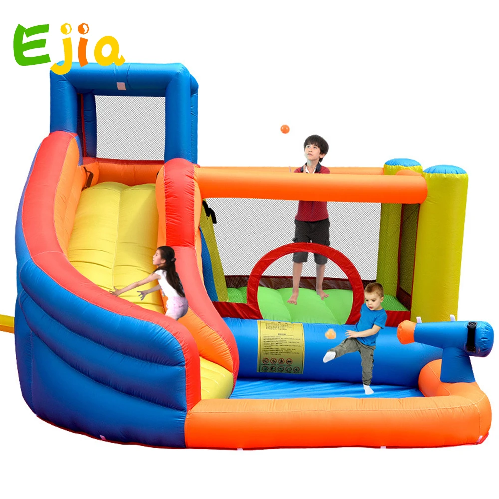 Petit Chateau Gonflable Rebondissant De Haute Qualite Pour Enfants Maison De Saut Systeme D Eclaboussures D Eau Aliexpress