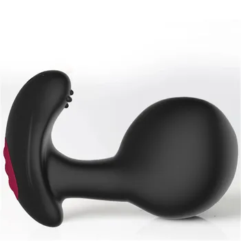 Inflatable Anal Dildo Vibrator Wireless Remote Control Male Prostate Massager Huge Butt Plug Anal Expansion Sex Toys For couples 3