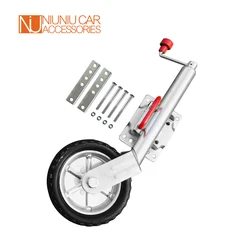 Roue de 10 pouces pour Jockey, en caoutchouc solide, capacité de 1000KG, caravane, RV, bateau, remorque, pièces, accessoires 