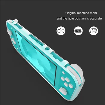 

​ TPU Protective Case Soft Transparent Anti-collision Matte Back Cover for Nintendo Switch Lite Handle Sleeve