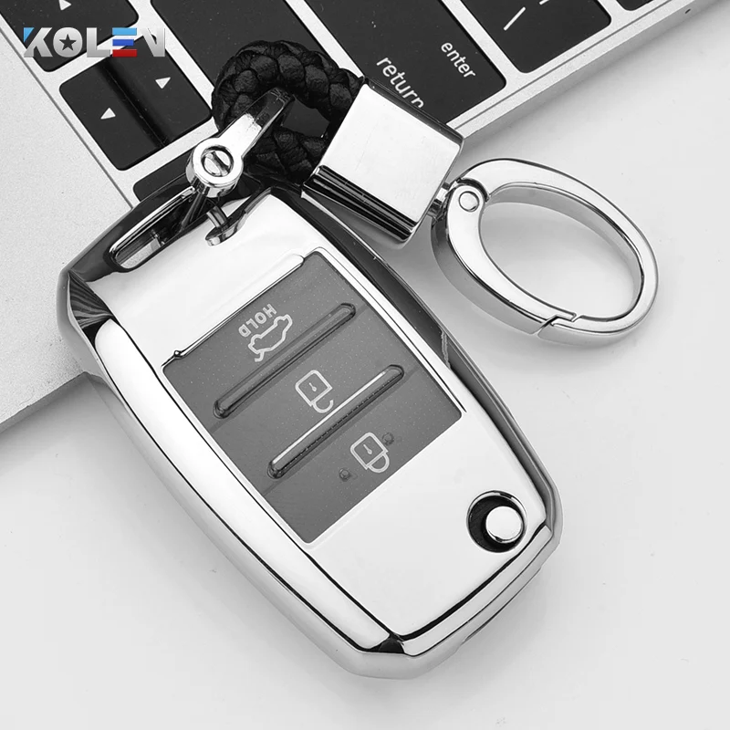 Cover chiave telecomando per KIA K2 RIO 3 Sportage 4 K3 Ceed Cerato K4 Picanto k5 Picanto Stinger 2017 2018 - Hb967e9d3ed7247688be6dbfada57ef47U