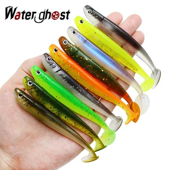 

4 Pieces / Batch Swing Fishing Lure 10.5cm/4.7g Bait Fixture Artificial Two-color Silicone Soft Bait Bass Bait trolling lure