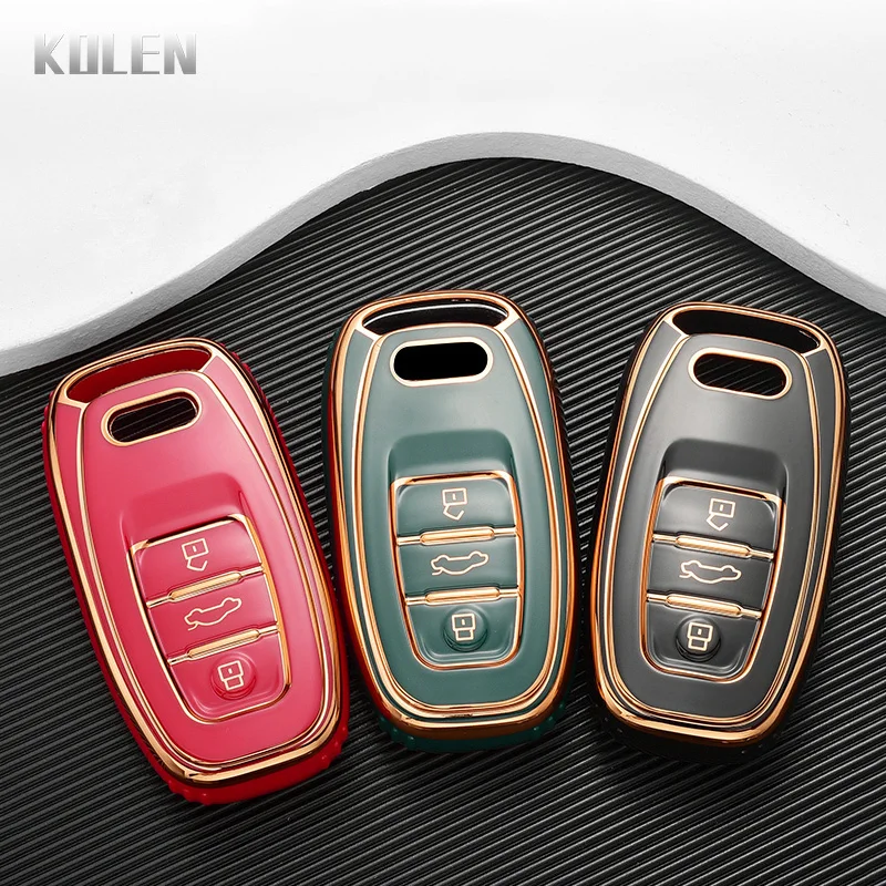 Premium TPU Car Key Case Cover - Sleek Protective Holder Accessory