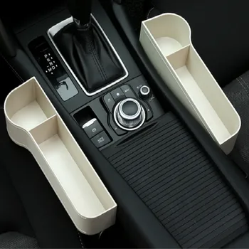 

Car Seat Crevice Storage Box Side Wallet Phone Case Uiversal Pocket Organizer Debris Finisher Automobiles Interior Accessories