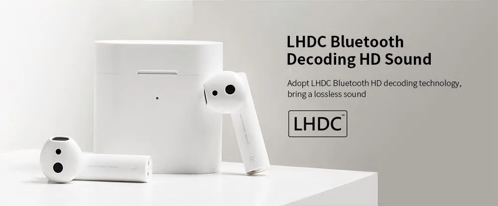 Xiao mi Air 2 Bluetooth наушники mi Bluetooth 5,0 TWS Dual ENC mi c LHDC гарнитура AirDots Pro 2