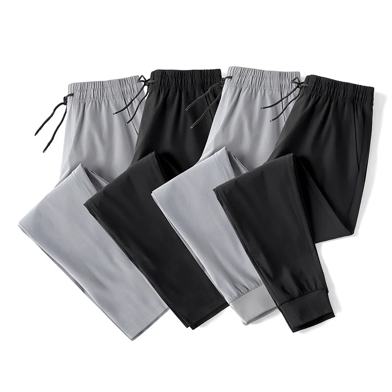 Летние дышащие мужские эластичные штаны из 9 го вискозного волокна для бега| |