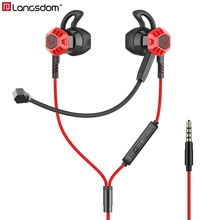 Langsdom G100X Gaming Earphone Headphones With Mic Stereo PUBG Headset Gamer auriculares fone de ouvido for Phone PS4 Switch