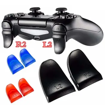 

Trigger Extender for PS4 2Pcs R2 L2 Dual Trigger Extender Extra Longer Button for PS4 Controller Gamepad Trigger Extender for PS