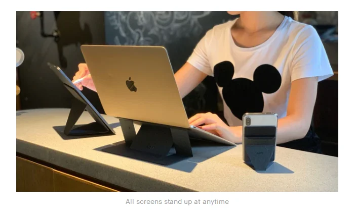 Подходит для MOFT X ультратонкий стелс Apple, держатель для карт, складной портативный автомобильный Настольный держатель для карт