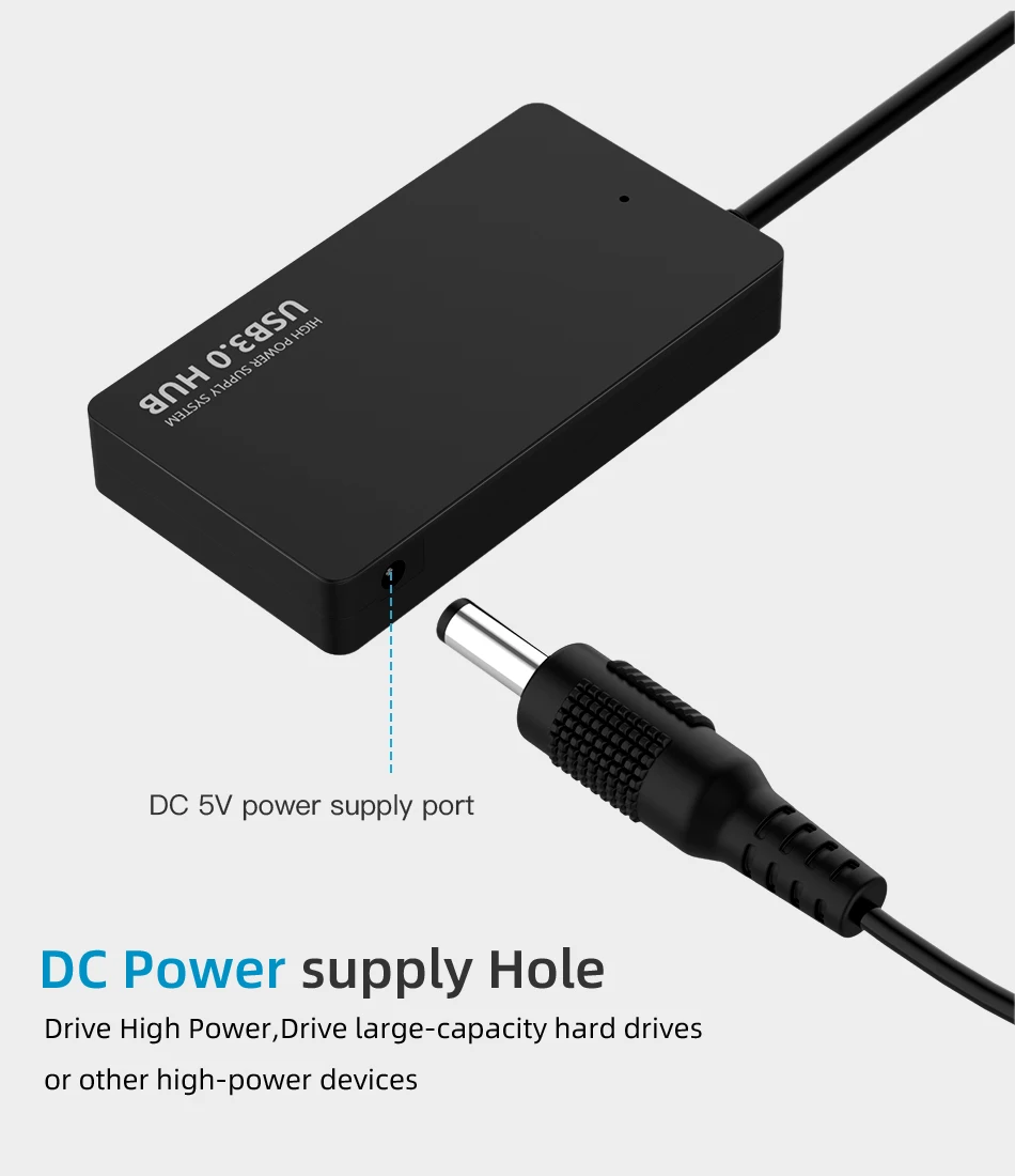 Usb-хаб 3,0 Мульти USB 3,0 концентратор USB разветвитель 5 Гбит/с высокоскоростной 4 порта Hab с портом питания все в одном для ПК ноутбука