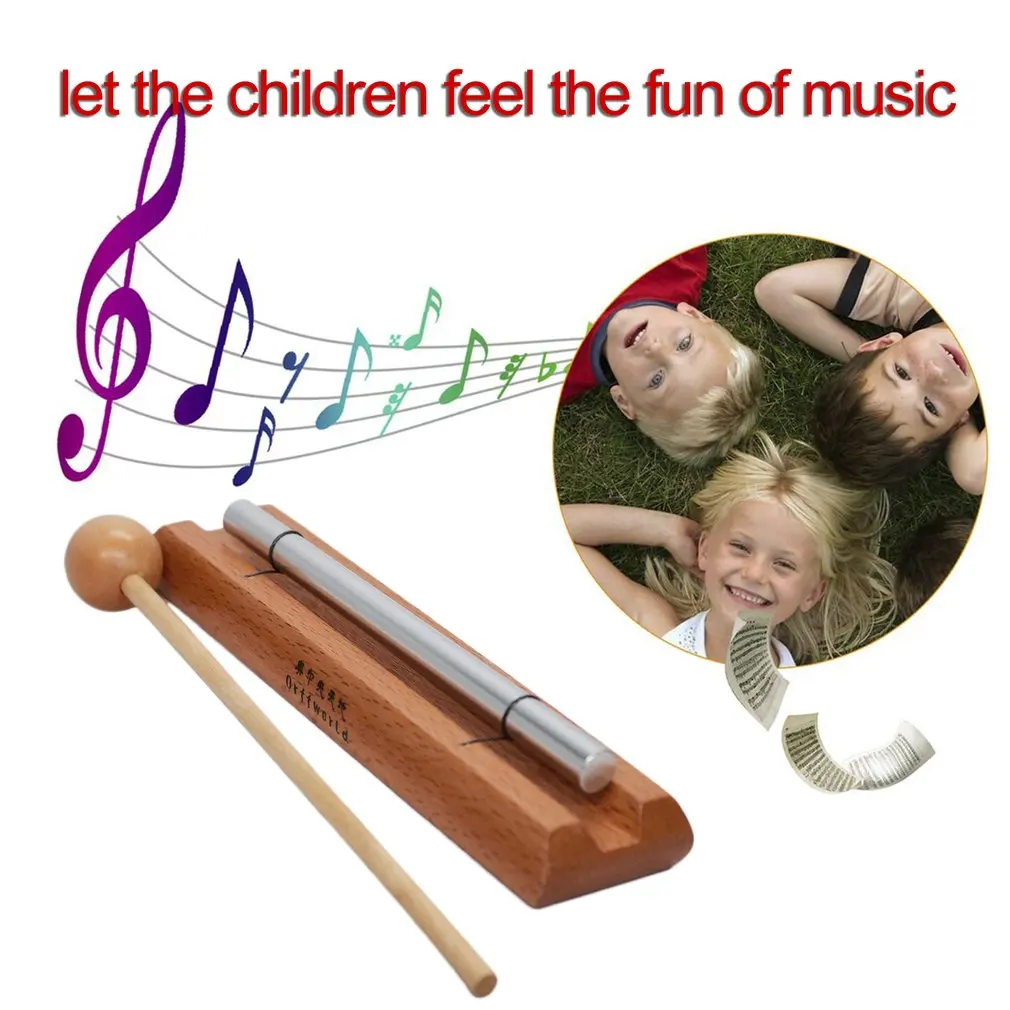 Изысканный Одноцветный перкуссионный инструмент с молотком Orff World детская