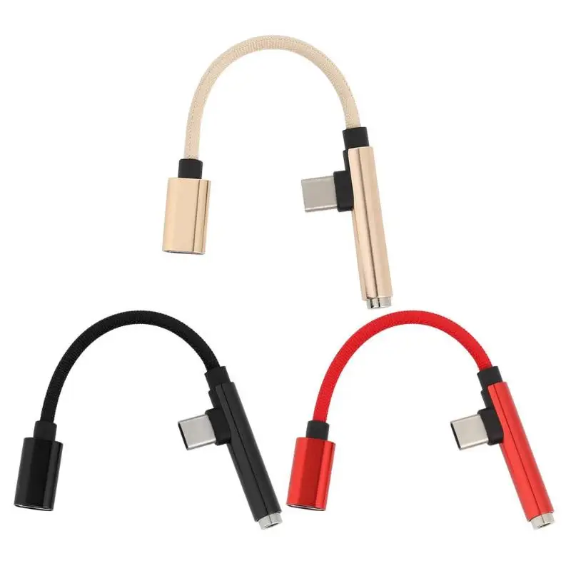 2 в 1 type C до 3,5 мм кабель аудио Музыка зарядный адаптер для телефона USB C
