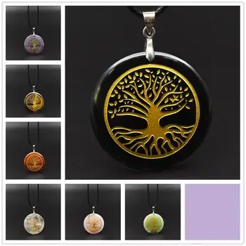 

natural stone obsidian pendant pendulum Double pointed pendants Green twine chakra pendule star of RongDe pendant Lucky Love