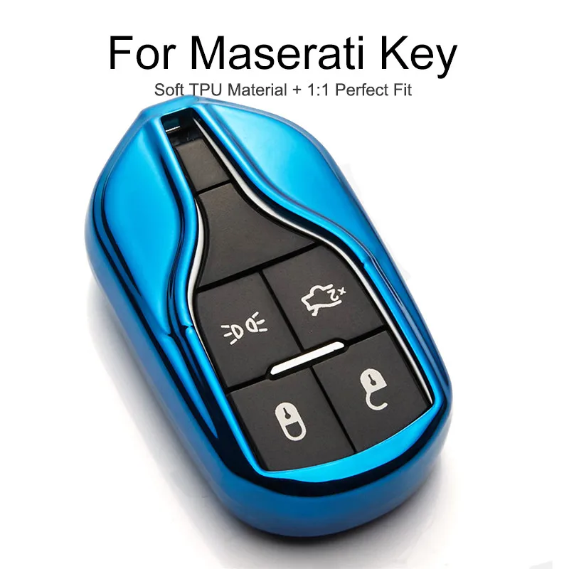 Защитный чехол для автомобильного ключа из тпу крышка Maserati ghiдоступ граненый