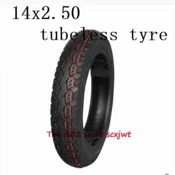 

Lightning Shipment Electric Vehicle Tyre 14x2.50 Explosion Proof Vacuum Tyre 14*2.50 Tubeless Tire