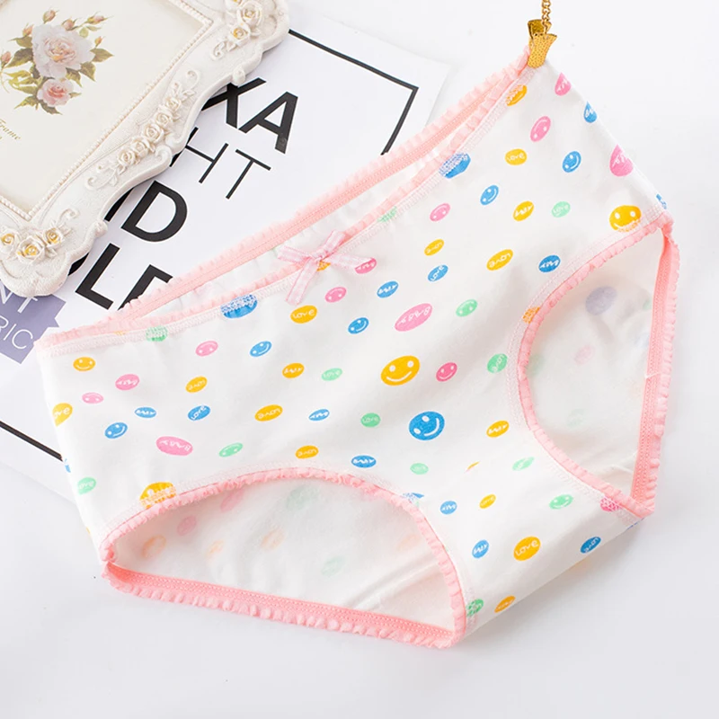 high waisted bikini underwear NANJIREN 5/pcs Cute Women Briefs Cotton Print Female Underwear Plus Size Underwears Panties For Girl Comfortable Teenage Shorts high waisted underwear