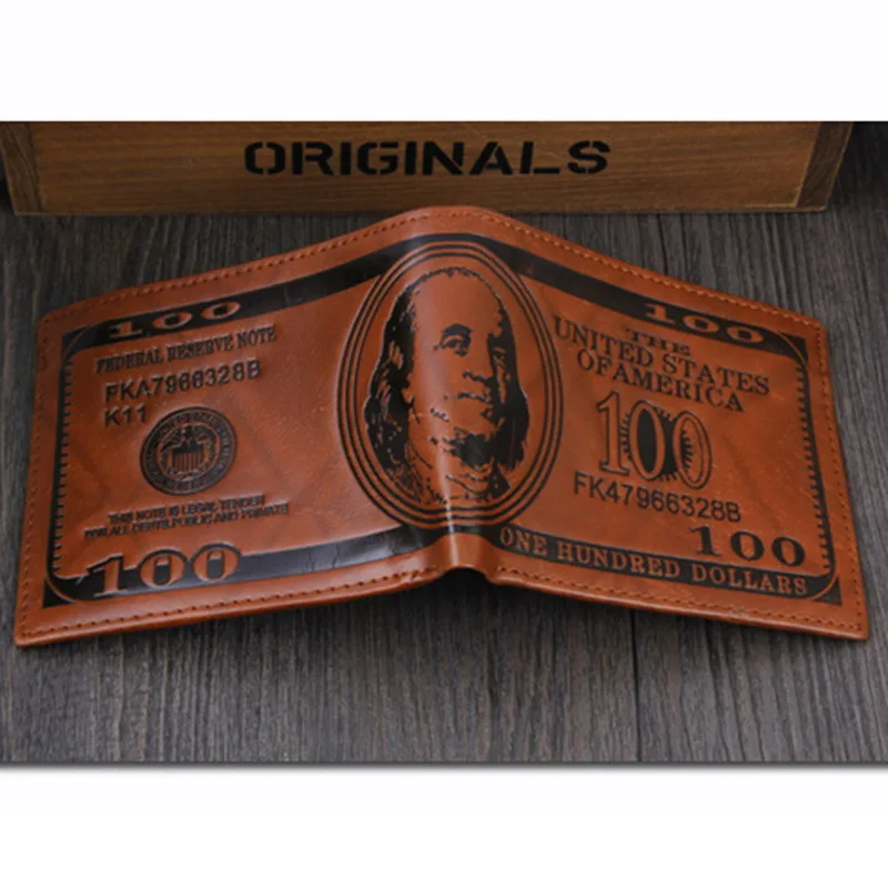 Vintage Leather Hasp Small Wallet Men Dollar Short Wallets 2019 New Fashion Creative Soft Elastic Waterproof Wallets
