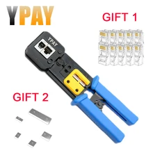 YPAY EZ rj45 кабель щипцы ручные сетевые инструменты плоскогубцы rj12 cat5 cat6 8p 6p rj 45 щипцы для зачистки зажим многофункциональный