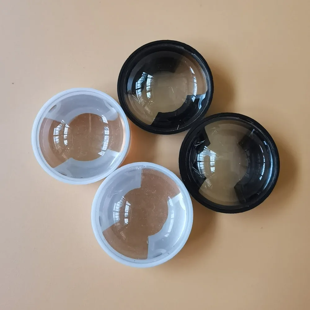 PATIKIL Diaètre 15 Hauteur 5 Plat Lentille Convexe, 10 Pcs Acrylique