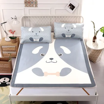 

1.5m*2m Mattress 1.8m*2m Bed Mat Summer Sleeping Mat Three-piece Ice Mattress Summer Cool Mattress Cushion Mattress