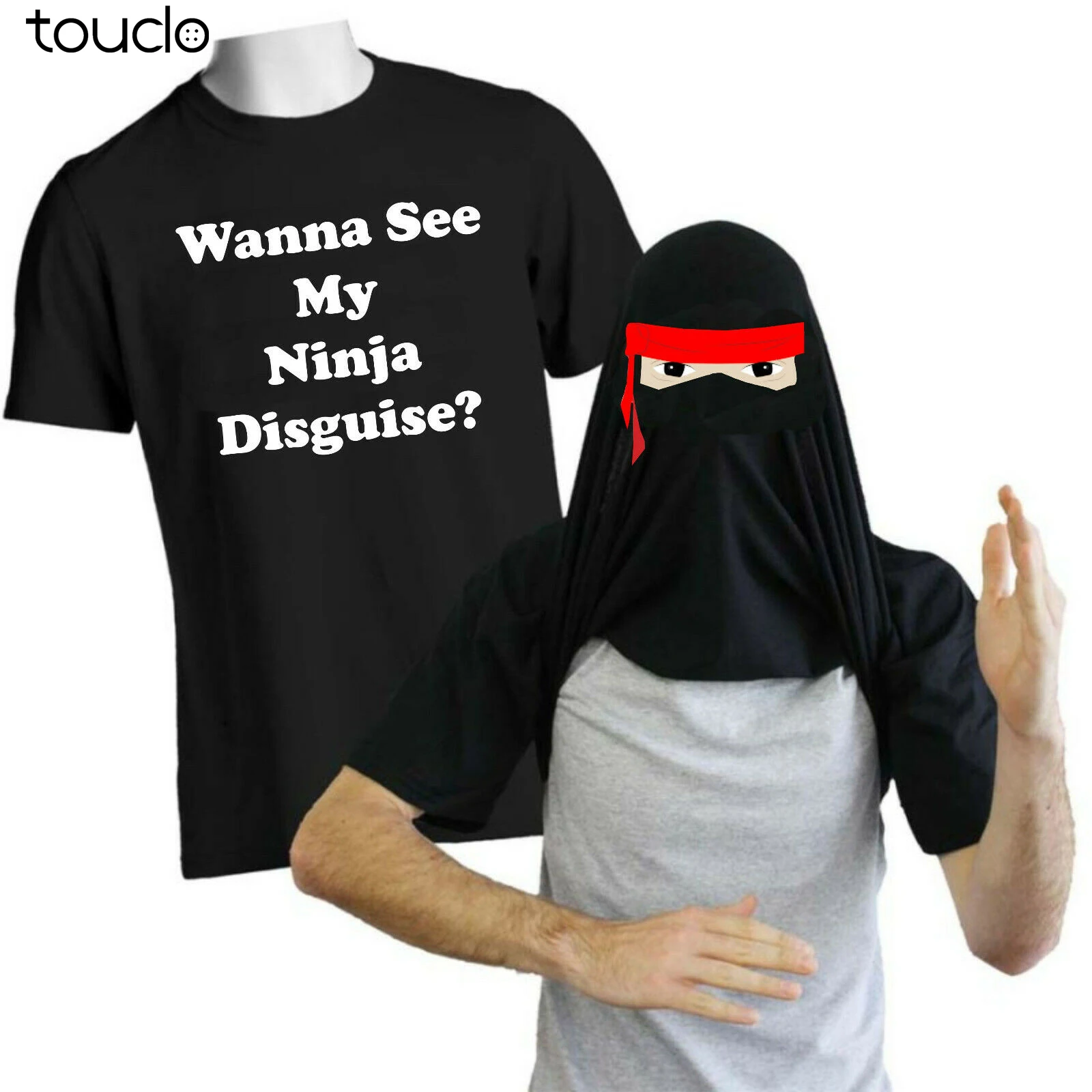 Wanna See My Ninja Disguise T-Shirt Unisex Adult & Kids Funny Prank Gift  Top - AliExpress