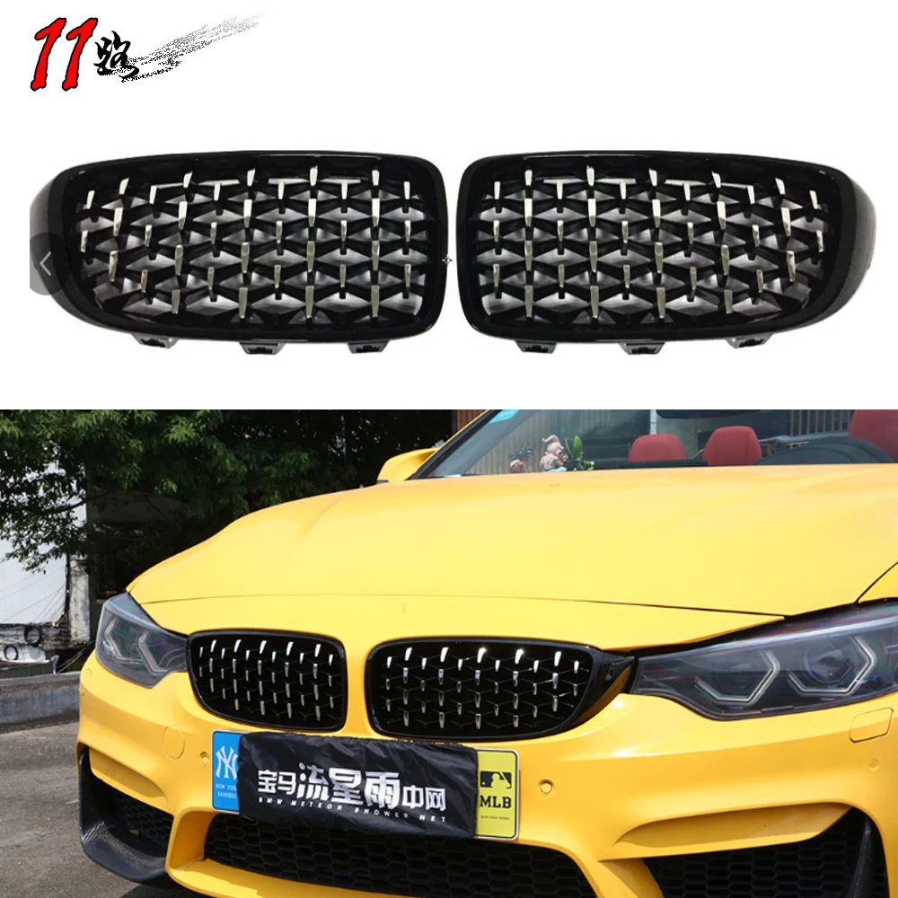 

Diamond Star Kidney Grille for 4 Series F32 F33 F36 M3 F80 M4 F82 F83 Replacement Front Bumper Mesh Grills 2013-2019