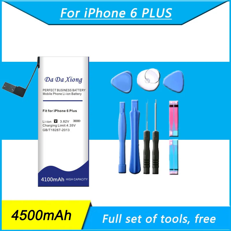 Da Xiong оригинальный мобильный телефон 4500 мАч батарея для iPhone 6 Plus iphone6 Бесплатные
