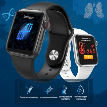 

Ottwn 1.3inch Color screen smart watch heart rate blood pressure Monitor Body Temperature Monitor smartwatch for iPhone Xiaomi