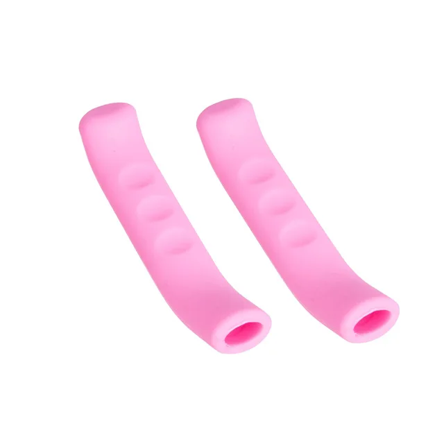 Light Pink ZTTO силиконовый гель Универсальный Тип рукоятка тормозного рычага защитный кожух рукав для горной дороги велосипед с фиксированной передачей - Цвет: Light Pink
