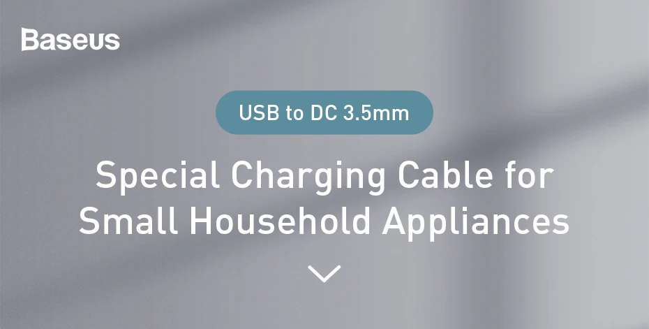 Baseus USB в постоянный ток 3,5 мм кабель питания для концентратора USB вентилятор лампа 2A блок питания зарядное устройство адаптер для небольших бытовых приборов USB в постоянный ток