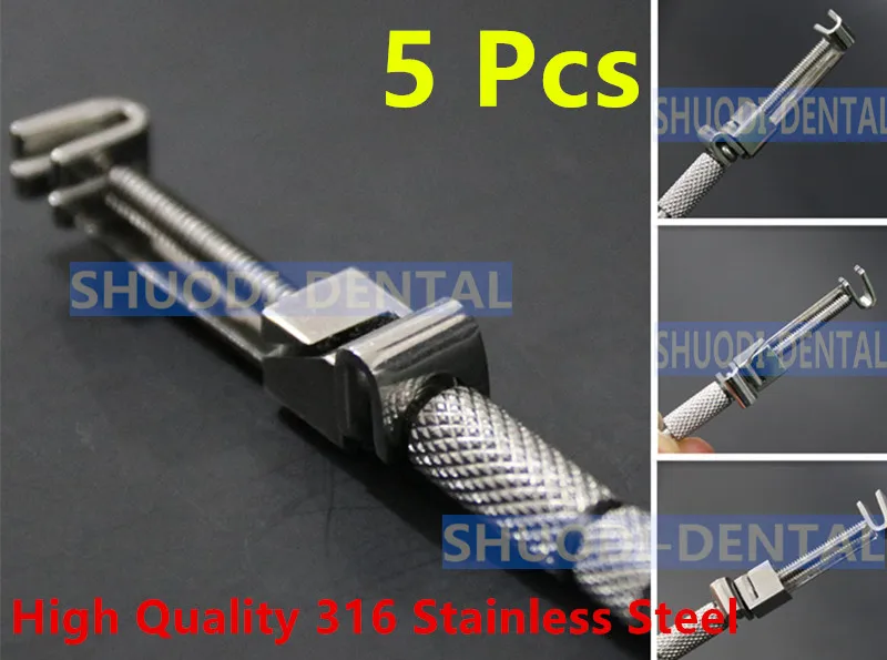 5 pcs retainer 5 шт. стоматологический Tofflemire Универсальный матричный ремешок стоматологический ретейнер инструмент отбеливание зубов Уход за полостью рта - Цвет: 5 pcs retainer