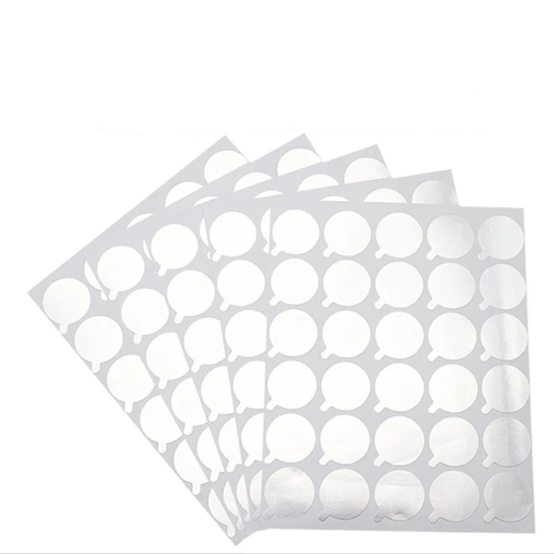 

100pcs Disposable Grafted Eyelash Glue Holder Pallet Sticker Eyelash Extension Glue Pad Under Eyelash Eyes Makeup Tool