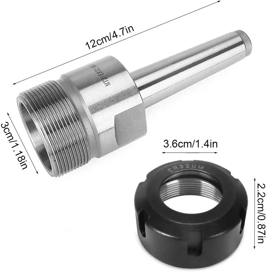 MTA2 MTA3 MTA4 MTB2 MTB3 MTB4 ER16 ER20 ER25 ER32 Morse Taper Tool Holder 9pcs Spring Collets for CNC Milling Lathe Tools spring collet tool holder lathe tool holder