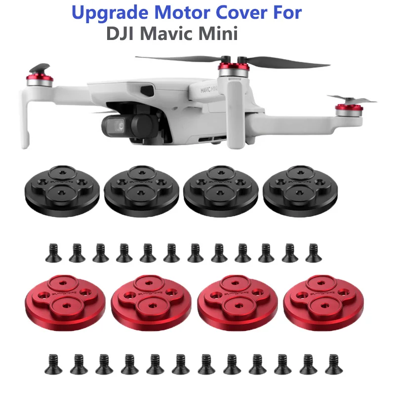 Red YRMJK Aluminium Motor Cover Motor for DJI Mavic Mini//Mavic Mini 2 Drone 4pcs Motor Covers Dustproof Waterproof Protective Cover