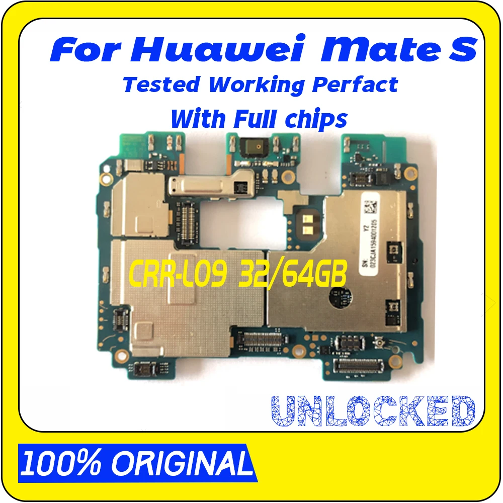 100% разблокированная материнская плата для Huawei Mate S с полными ЧИПАМИ TDHHX хорошо