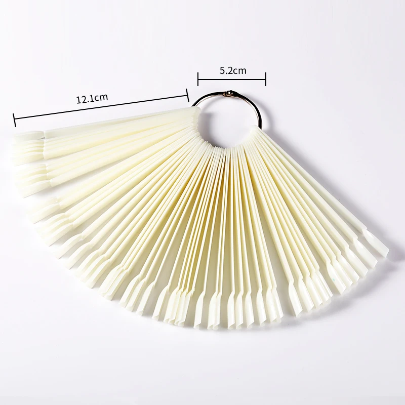 Nail Tips False Display Nature Clear Black Chart Ring Polish Palette Stand Design Tools Manicure Practice