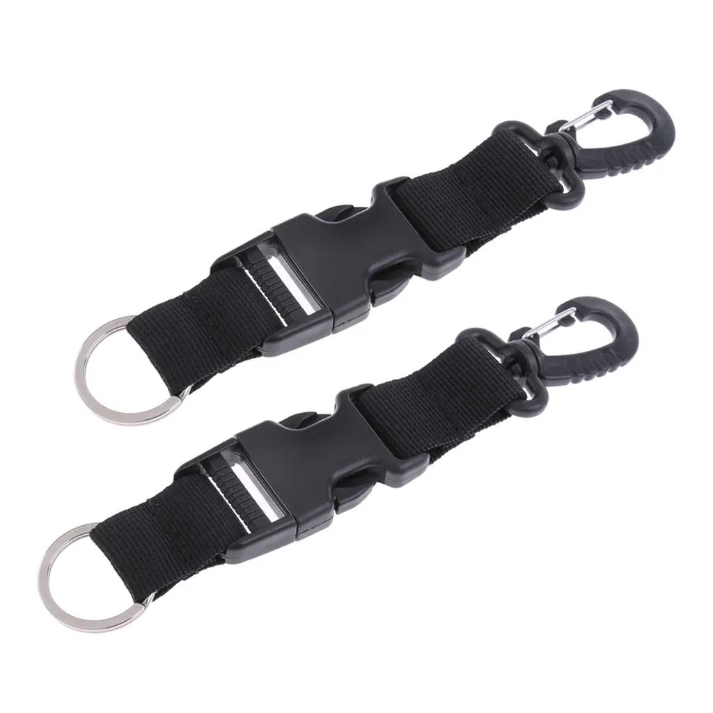 2pcs Quick Release Lanyard Holder Strap & Clip for Scuba Diving Snorkeling