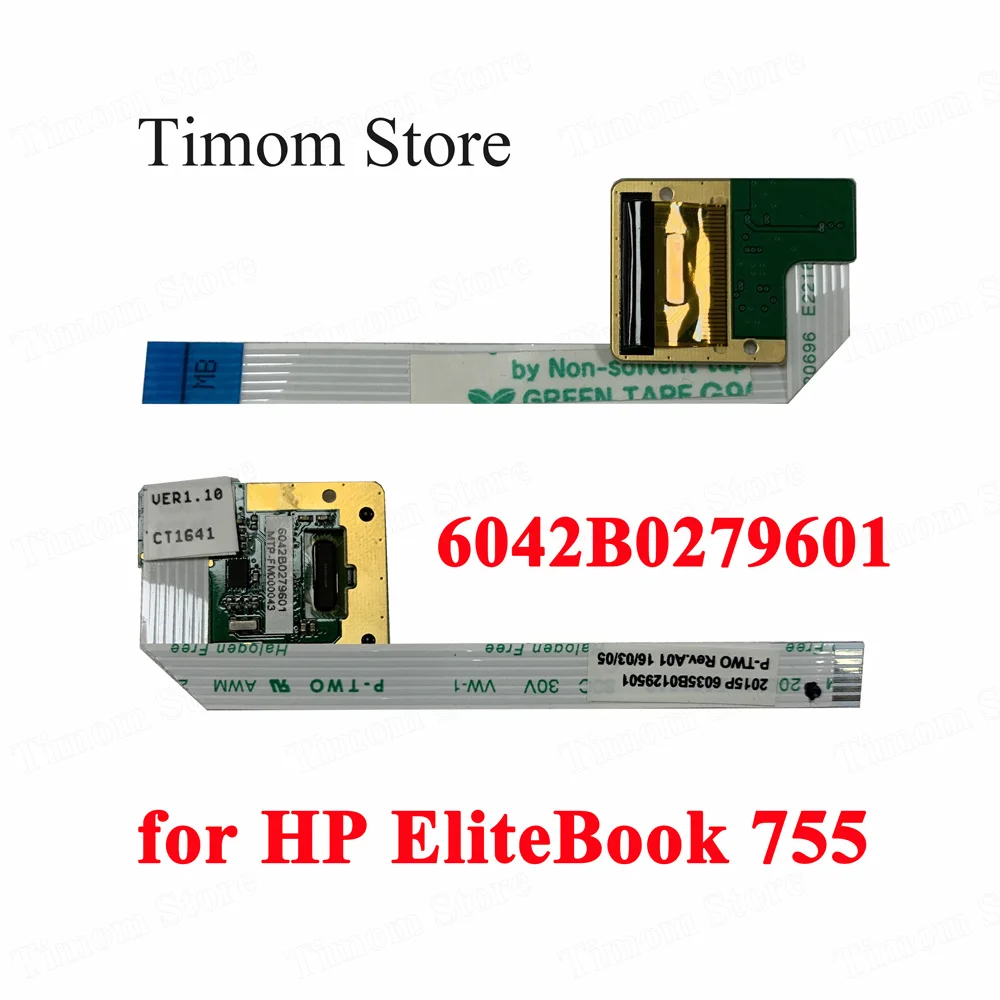 Для HP EliteBook 755 745 820 G3 Probook 640 G2 устройство для чтения отпечатков пальцев + кабель оригинальный 6042B0279601 821165 001