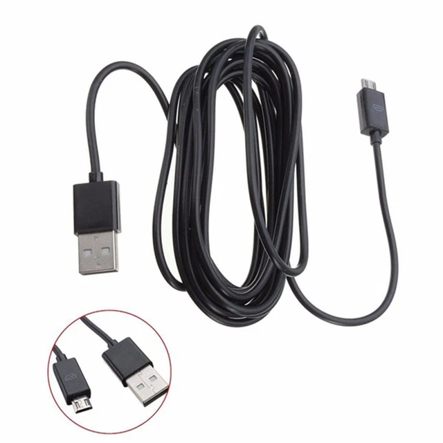 Cable de Charge USB pour Manette XBOX ONE Long 3 Mètres