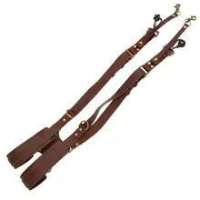 Регулируемый двойной кожаный ремень с заклепками, двойной плечевой ремень для цифровой камеры, аксессуар, двойной плечевой ремень для камеры