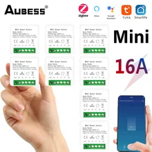 Tuya ZigBee 3.0 Switch Module Smart Home Automation DIY Breaker Supports 2 Way Control Works with Hub Gateway Alexa Google Home