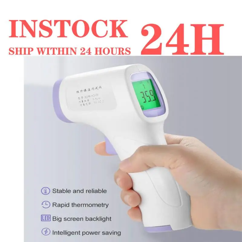 

Baby Thermometer Digital Infrared LCD Body Measurement Non Contact Thermometer Forehead Ear Adult Body Fever IR Thermometer