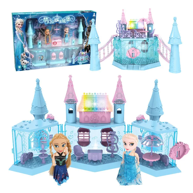 

Dreamy My Little Princess Castle GIRL'S Educational Play House Toys Model Villa House Toy Birthday Gift