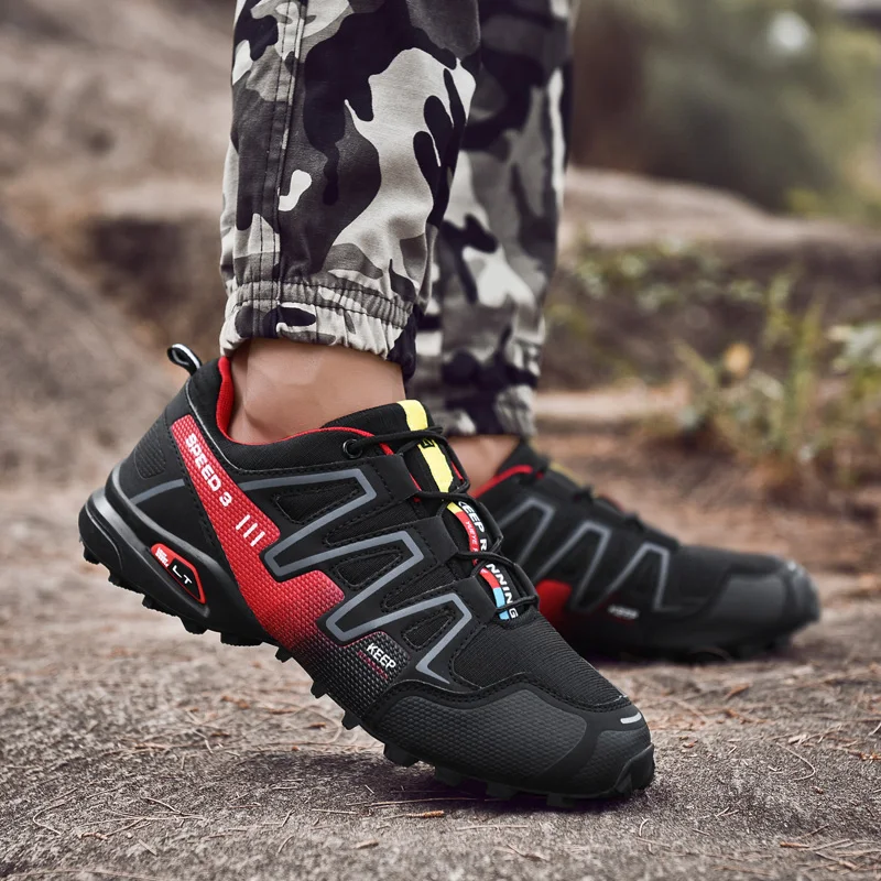 Skup Duży rozmiar 39 48 piesze wycieczki buty męskie odporne na poślizg wspinaczka Sneakers męskie zimowe buty sportowe na świeżym powietrzu mężczyzna wspinaczka buty człowiek