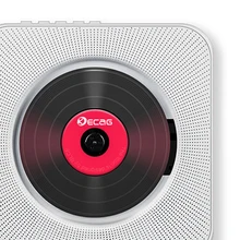 Портативный Bluetooth cd-плеер настенный домашний аудио магнитофон с пультом дистанционного управления fm-радио встроенный HiFi динамик SB MP3#20