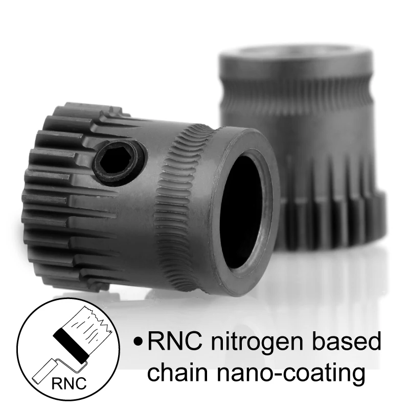 Mellow Faça Você Mesmo Rnc Nano Revestido Wearable Furo mm Drivegear Kit Engrenagem de Movimentação Dupla para Voron Galileo Extrusora Orbitador V1.5 Extrusora - Imagem 5